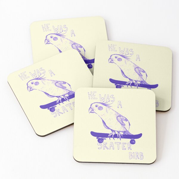 Item preview,  ese es exactamente el birb que necesitas en este momento. Créeme. Cockatiel y skate. designed and sold by brieilustra.