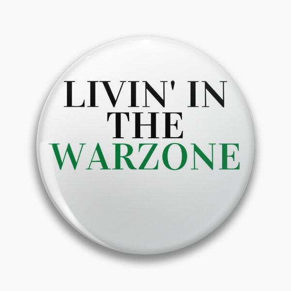 Item preview, Livin' in the warzone designed and sold by ExploreStore.