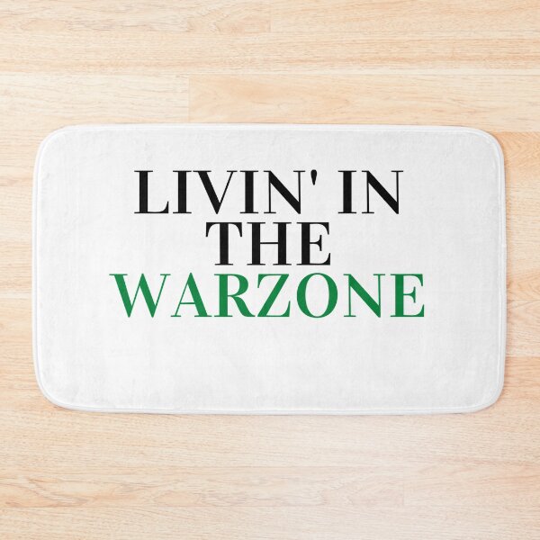 Item preview, Livin' in the warzone designed and sold by ExploreStore.