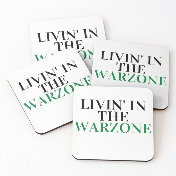 Item preview, Livin' in the warzone designed and sold by ExploreStore.