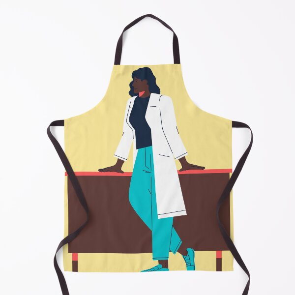 Item preview, Black Woman Doctor Nurse Cartoon Standing  designed and sold by simplysharon.