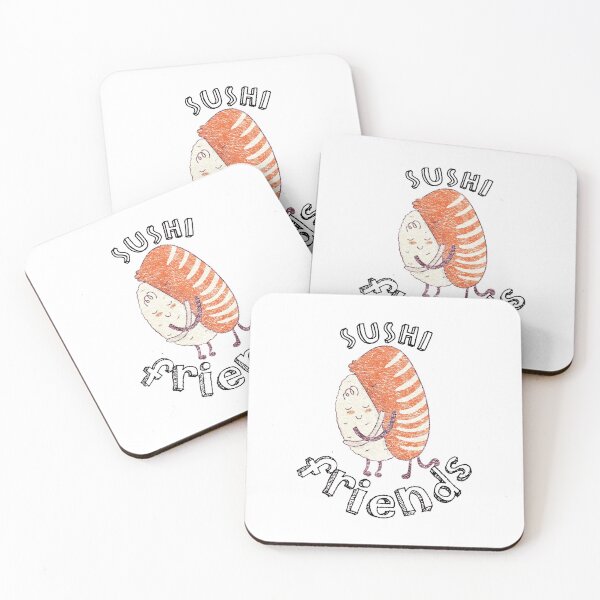 Item preview, happy sushi friends designed and sold by pirminio.