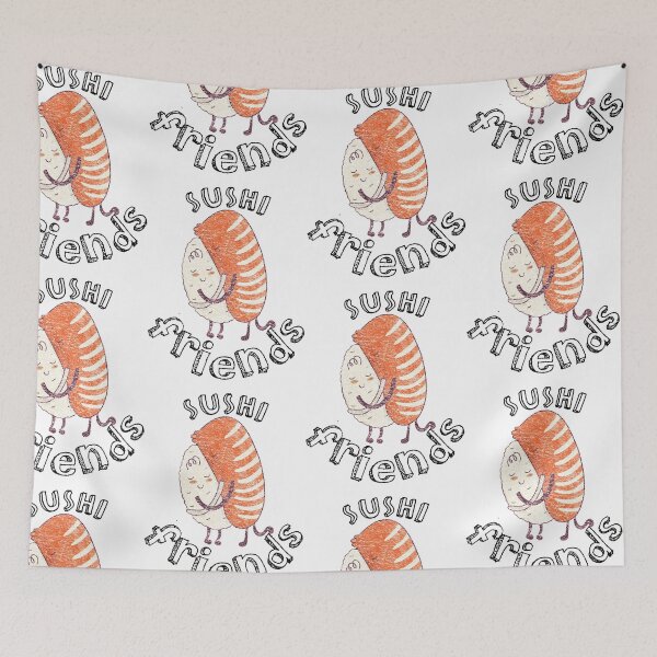 Item preview, happy sushi friends designed and sold by pirminio.
