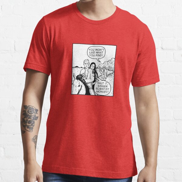 Ginger Scientist Monkey Essential T-Shirt