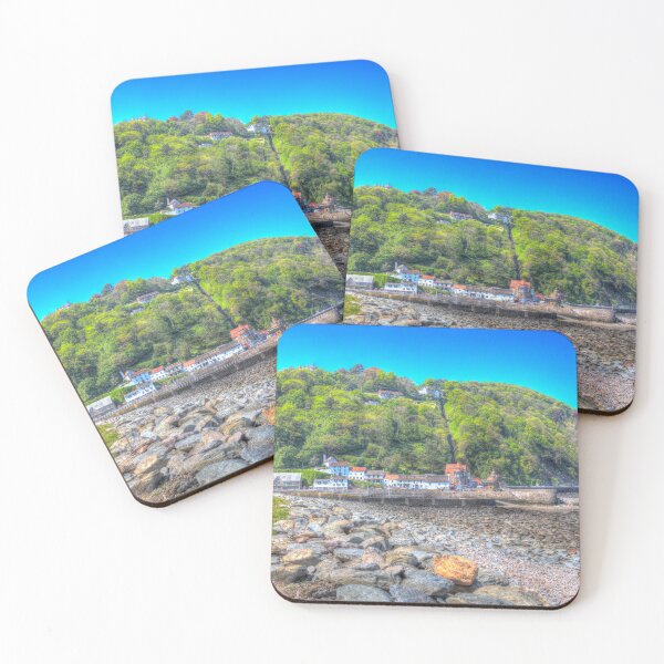 Item preview, Lynmouth Beach and Harbour Devon England  designed and sold by acceleratorhams.