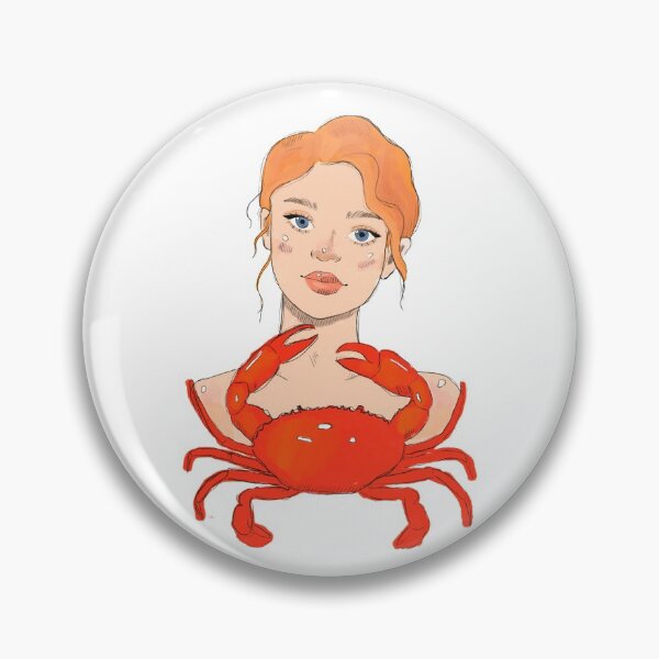 Item preview, horoscope themed cancer girl  designed and sold by ellakynaston.