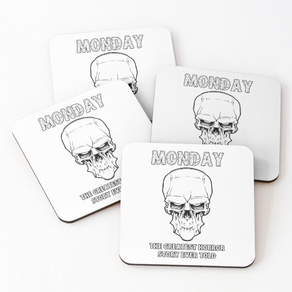 Item preview, MONDAY Skull - The Greatest Horror Story Ever Told White Edition designed and sold by Naumovski.