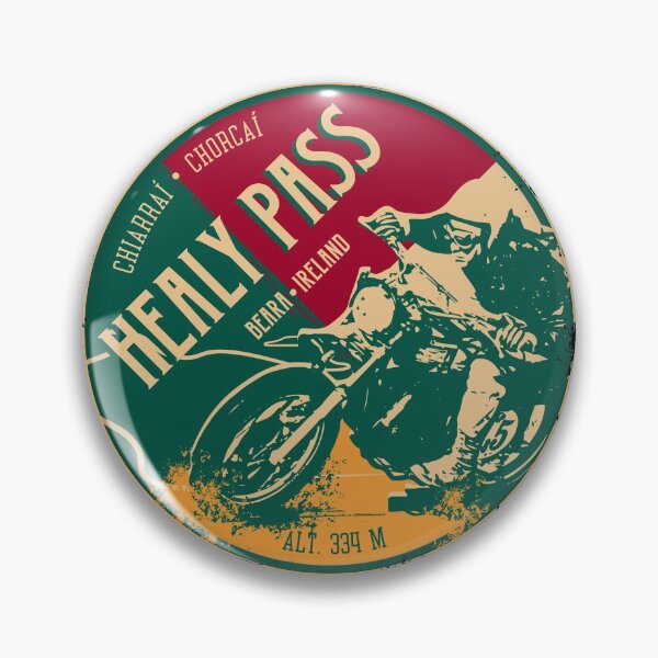 Item preview, Healy Pass - Ireland, Motorcycle T-Shirt + Sticker designed and sold by ROADTROOPER.