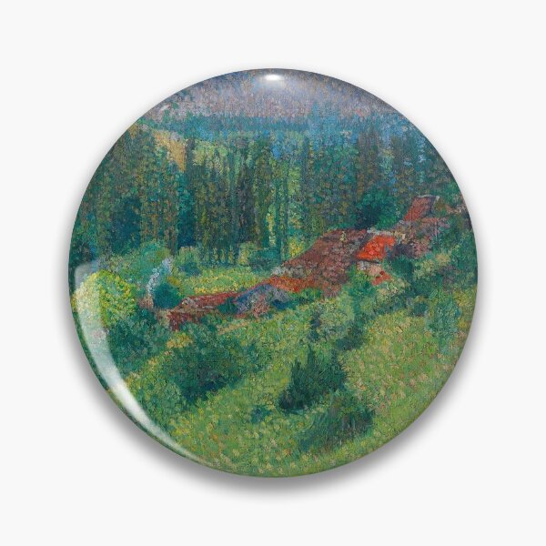 Artikelvorschau, Henri Martin - Die Höhen von Labastide-Du-Vert mit dem Haus von M. Pellet entworfen und verkauft von artcenter.