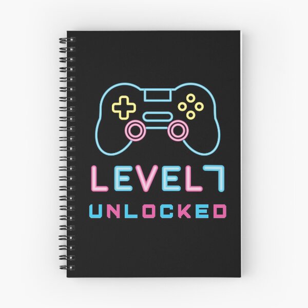 Item preview, Level 7 Unlocked - Funny Video Gamer 7th Birthday Gift designed and sold by Smart Side.