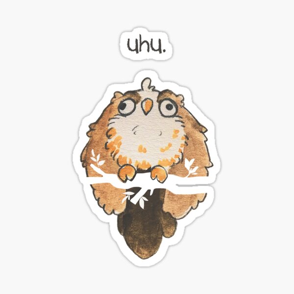 Eagle owl Sticker