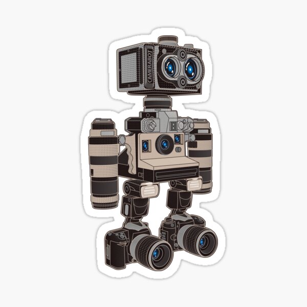 Wailozco 240 PC Cute Retro Camera Business Stickers,Funny Small