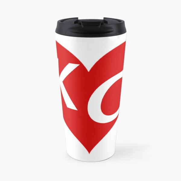 LOVE KC HEART - LOVE KANSAS CITY HEART Travel Mug