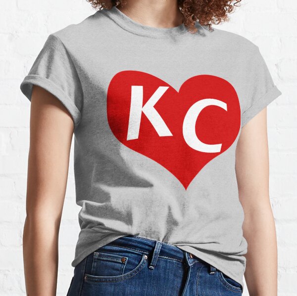 Charlie Hustle KC Heart Vintage Red T-Shirt, Men's, Large