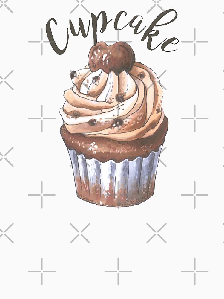Aperçu 6 sur 6. Sweat à capuche épais avec l'œuvre Cupcake créée et vendue par OtterFactory.