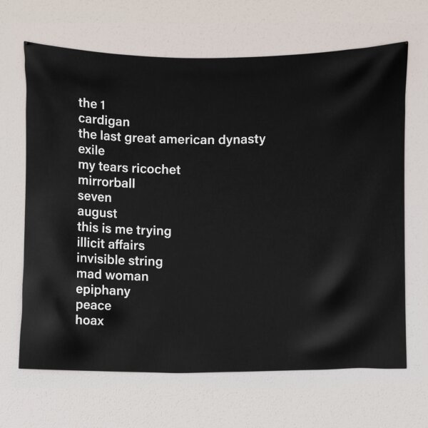 Item preview, Folklore White Font designed and sold by BlackCoffeeCake.