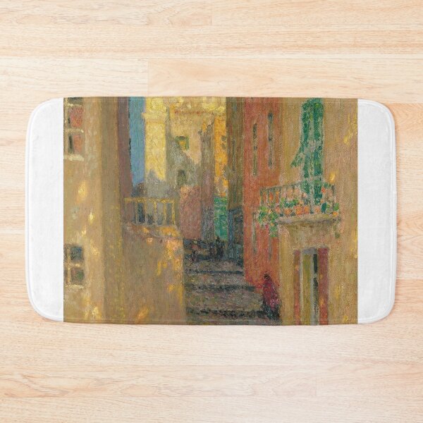 Item preview, Henri Le Sidaner - Church Street, Villefranche-Sur-Mer designed and sold by artcenter.