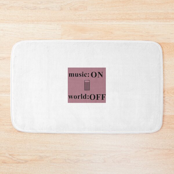 Item preview, Music on World off switch designed and sold by SOcreateCo.