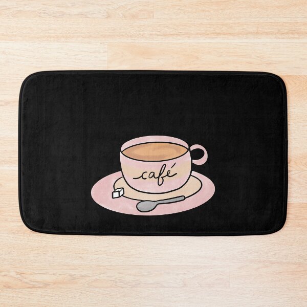 Item preview, Coffee Cup Cute Coffee Dates Pretty Pink Coffee Cup Cute Coffee Lover Gift Steaming Cup of Coffee Cappuccino Espresso Latte Macchiato Mocha Cute Coffee Lover Gift designed and sold by Nathalie Aynié.