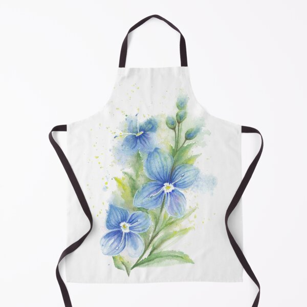 Item preview, Veronica Blue Flower Watercolor designed and sold by IvaW.