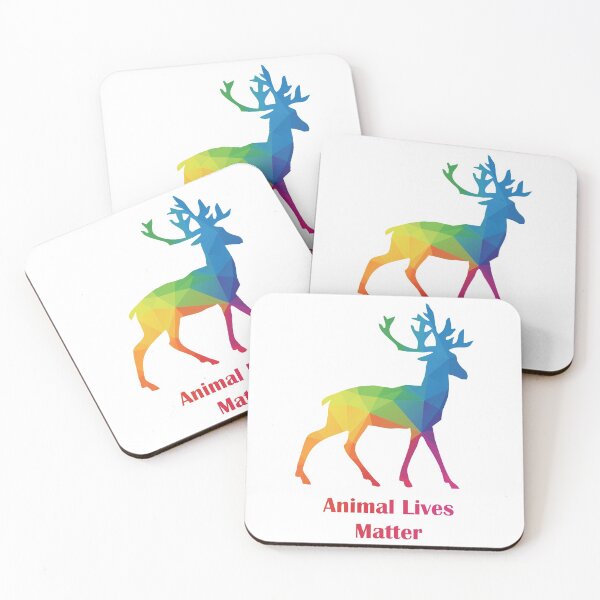 Item preview, Animal Lives Matter Polygon Colorful Deer designed and sold by BellaDesignArt.