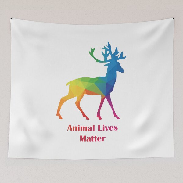 Item preview, Animal Lives Matter Polygon Colorful Deer designed and sold by BellaDesignArt.