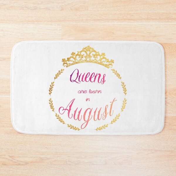 Item preview, Queens are born in August birthday girl designed and sold by SANA MAMOUN ALAJJAN .