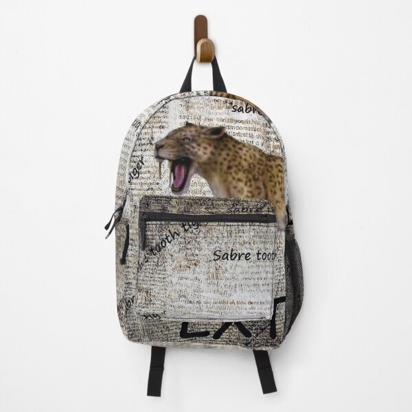 Item preview, sabre tooth tiger extinct print mysticladyart  designed and sold by mystic lady vintage art and fashion designs.