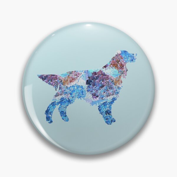Item preview, Gordon Setter in hydrangea petals designed and sold by ThePoodleandCo.