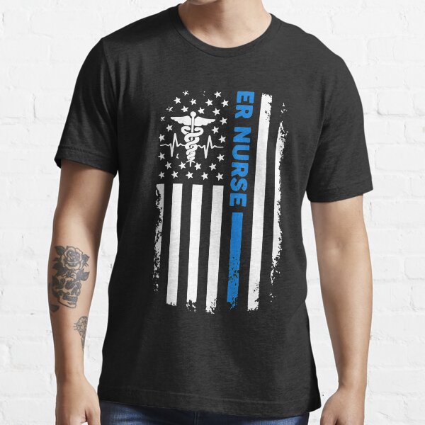 ER Nurse Flag Essential T-Shirt