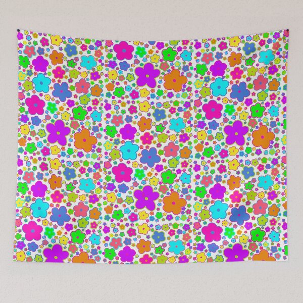 Item preview, Retro flower doodle designed and sold by apis-florea.