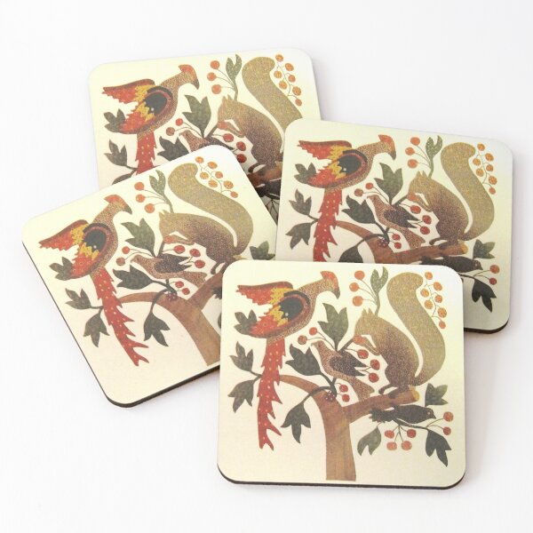 Item preview, PARROT AND SQUIRREL designed and sold by Janet  Wagner.