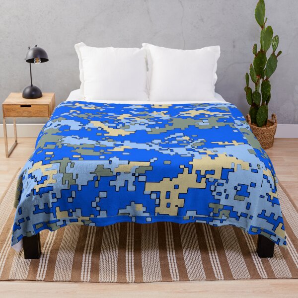 Artikelvorschau, Blue Glitch Camouflage entworfen und verkauft von Leon Cook.
