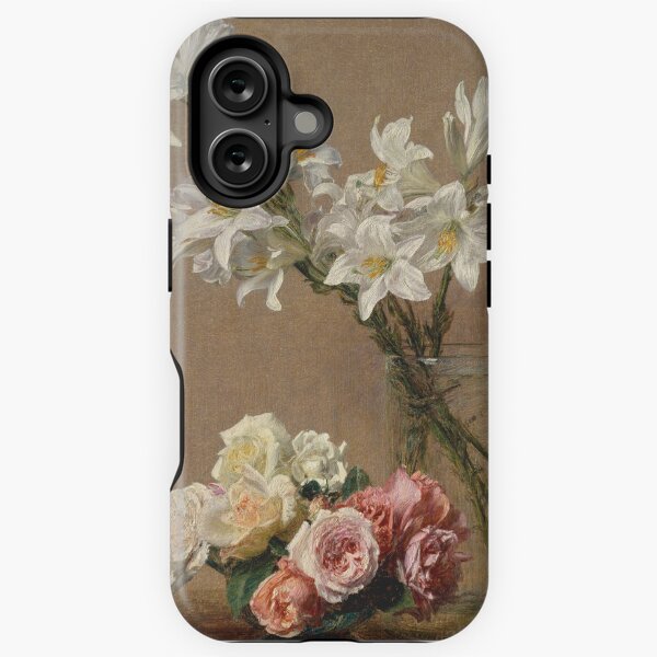 Item preview, Henri Fantin-Latour - Roses And Lilies designed and sold by artcenter.