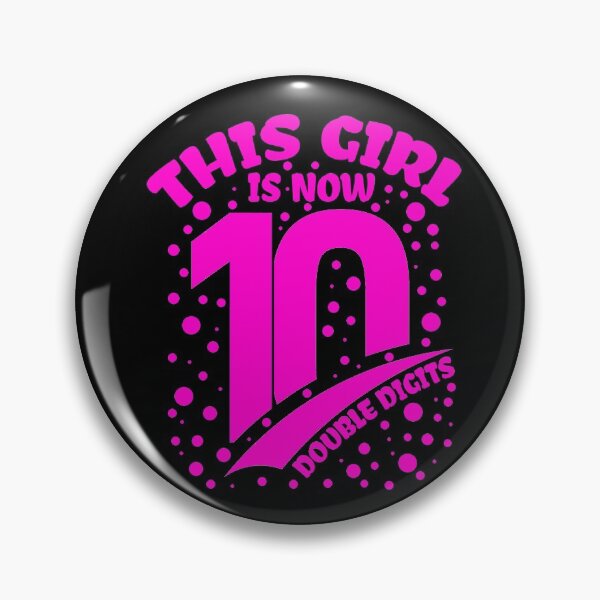 Item preview, This Girl Is Now 10 Double Digits 10th Birthday Gift Girl designed and sold by issambak.