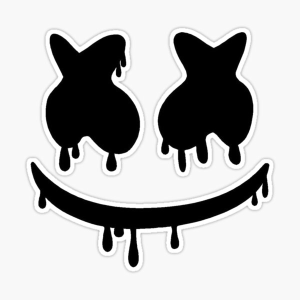 Marshmello sticker on sale