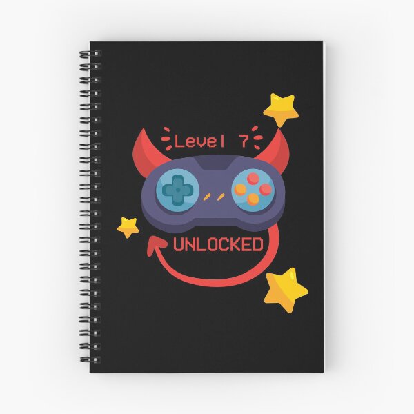 Item preview, Level 7 Unlocked - Video Gamer 7th Birthday Gift designed and sold by Smart Side.