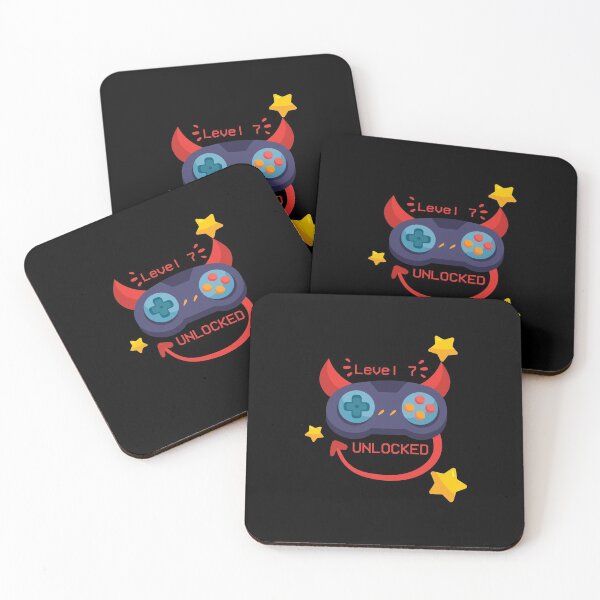 Item preview, Level 7 Unlocked - Video Gamer 7th Birthday Gift designed and sold by Smart Side.