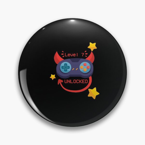 Item preview, Level 7 Unlocked - Video Gamer 7th Birthday Gift designed and sold by Smart Side.