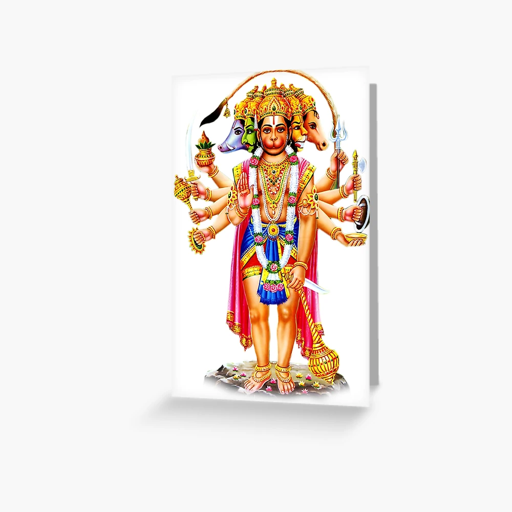 Fiber Panchamuhkti Hanuman 5 Faces of Hanuman, Garuda, Varaha, Narasimha &  Hayagriva 18