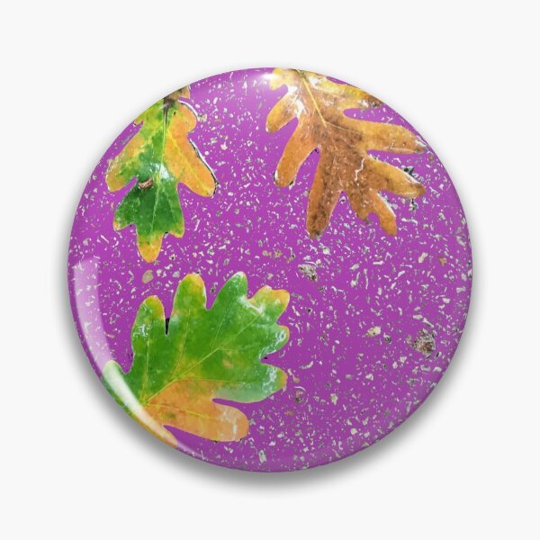 Item preview, Rainy Leaves on Light Purple Terrazzo Background designed and sold by djrunnels.