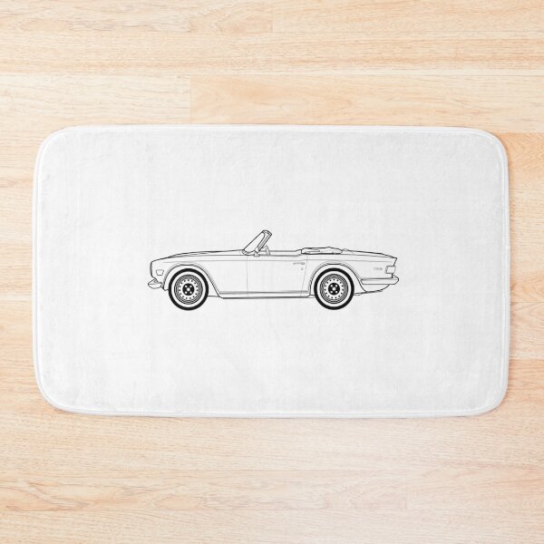 Item preview, Triumph TR6 Classic Car Outline Artwork  designed and sold by RJWautographics.