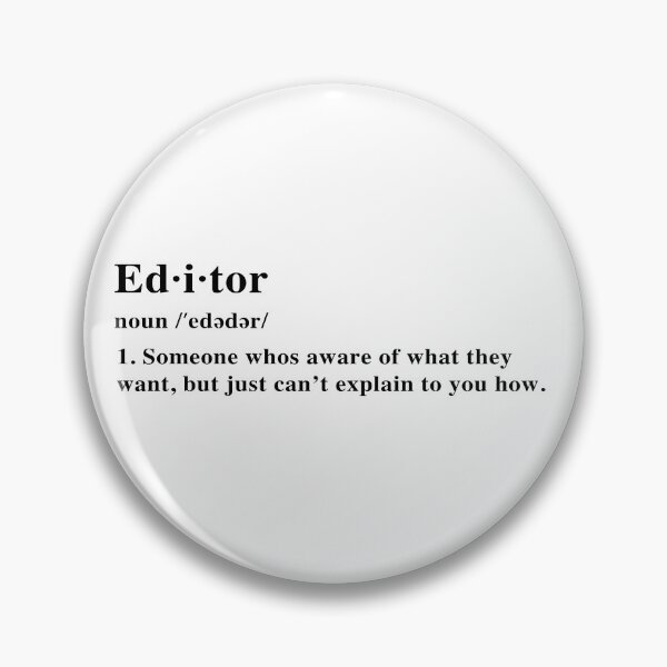 Item preview, Editor Definition designed and sold by The Editor's Soft-Wear.