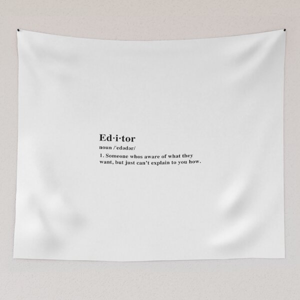 Item preview, Editor Definition designed and sold by The Editor's Soft-Wear.