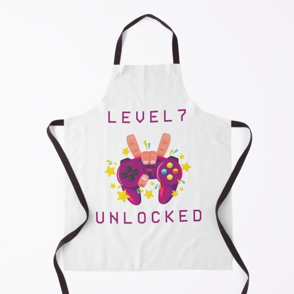 Item preview, Level 7 Unlocked - Video Gamer 7th Birthday Gift designed and sold by Smart Side.