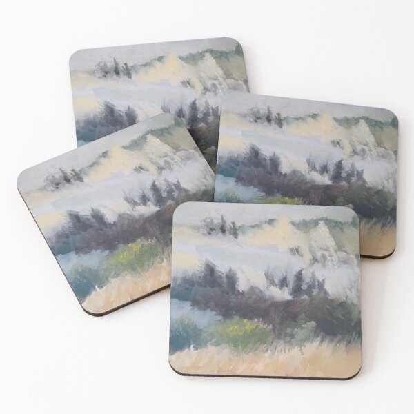 Item preview, Foggy Forest Painting designed and sold by Libby Snow.