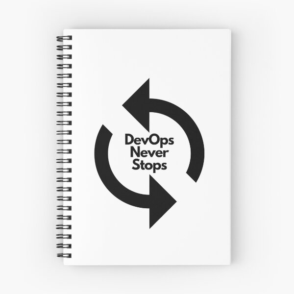 Item preview, DevOps Never Stops designed and sold by BalfrogClothing.