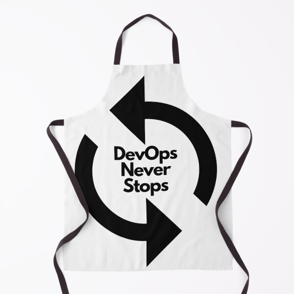 Item preview, DevOps Never Stops designed and sold by BalfrogClothing.