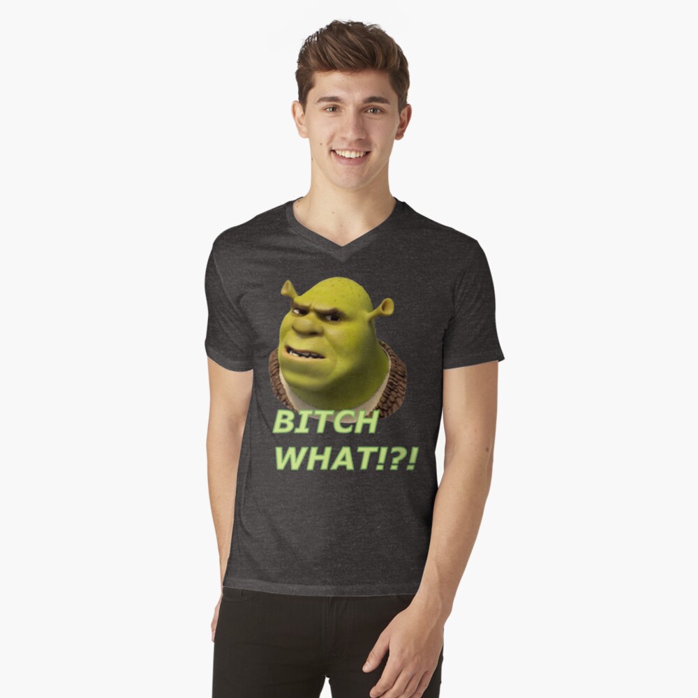 Funny Confused Shrek Meme T-shirt Classic Meme Inspired by 