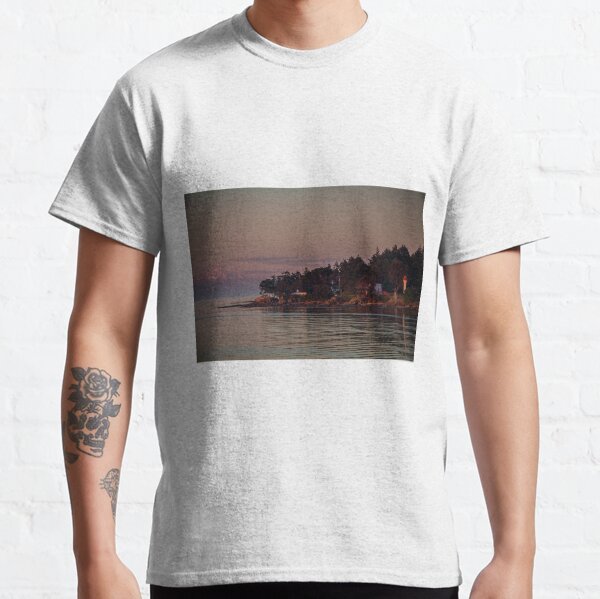 Mayne island and Mt.Baker at twilight Classic T-Shirt